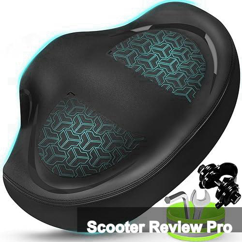 Noseless Bike Seat Cushion for Men & Women - Extra Padding & Comfort Wide Bicycle Seat, Oversized Comfortable Saddle for Peloton Bikes, Exercise Bikes, Electric Bikes, Cruiser Bikes Review