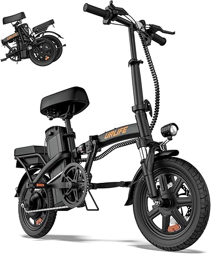 URLIFE Folding Electric Bike for Adults, 14