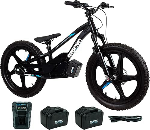STACYC Brushless 20eDRIVE Electric Balance Bike with Additional 6AH 36V E Bike Battery