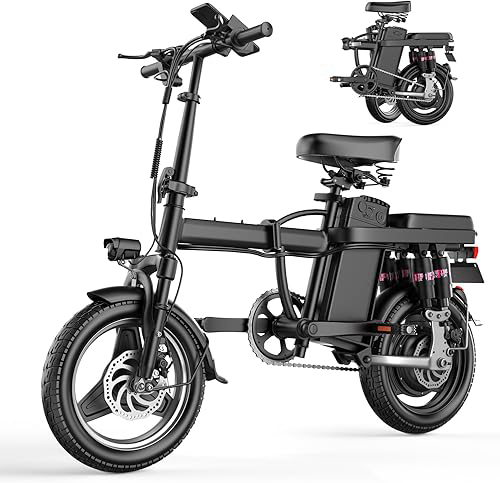 Electric Bike for Adults 1200W Peak Motor, Folding Ebike 14