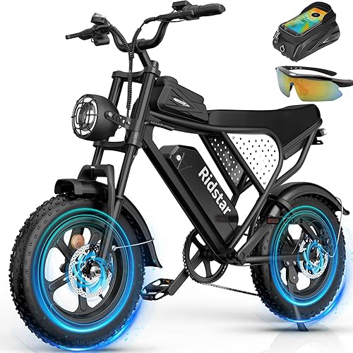Electric Bike for Adults Q20, 2000/1500W, 37/30MPH,52V 40AH,48V/20AH E-Bike,30-180 Miles Electric Motorcycle, 20