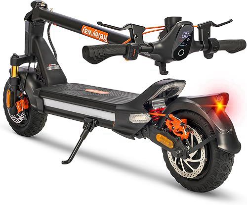 Off Road Electric Scooter Long Range, Fast Electric Scooter 30 Mph Speed, Heavy Duty 300+ lb Capacity & Dual Suspension