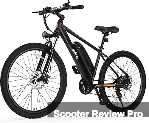 Qlife Racer Electric Bike for Adults - 21-Speed Mountain Lightweight Ebike with Peak 1000W/750W 25MPH/22MPH Brushless Motor, 375Wh Removable Battery, 26X2.1 Tire Step Over E-MTB, Up to 40 Miles Review
