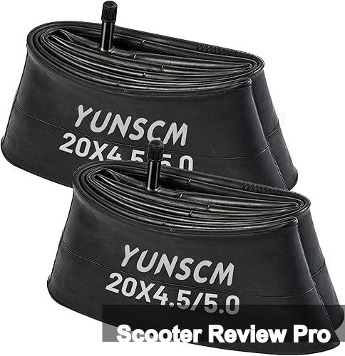 2-PCS 20" E-Bike Tubes 20x4.5 20x5.0 AV32mm Premium Butyl Rubber Inner Tubes 20" x 4.5" 20" x 5.0" Compatible with 20 X 4.5/5.0 Bike Bicycle Fat Tire Tubes Schrader Valve Review