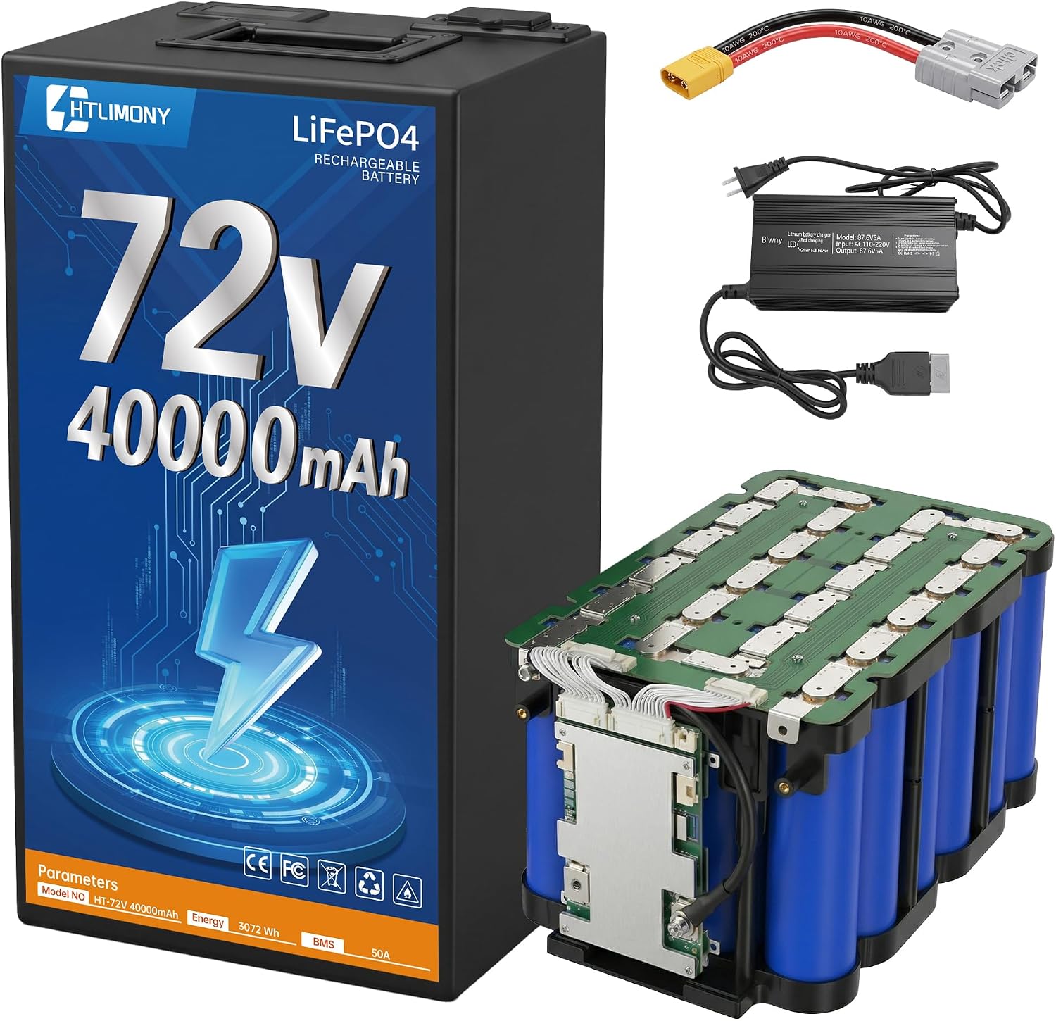 72V LiFePO4 Battery Chargers