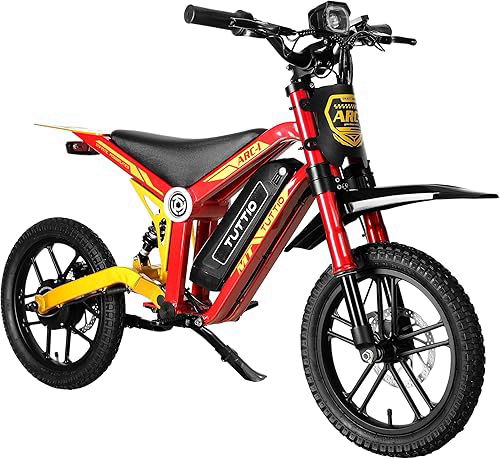 Tuttio ARC-I 36V Electric Dirt Bike for Kids 5-8, 750W Electric Motorcycle for Kids, 22MPH, Up to 25 Miles, 5-Speed Modes Mini Dirt Bike, 16