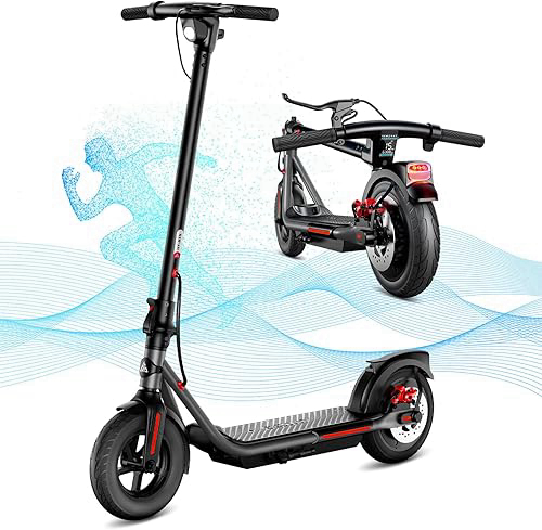 TST Electric Scooter,500W/700W Peak Motor,15/30 Miles Range,18/23 Mph,Foldable E-Scooter with App Control,Last 1 Miles Adult Scooter for Commuting