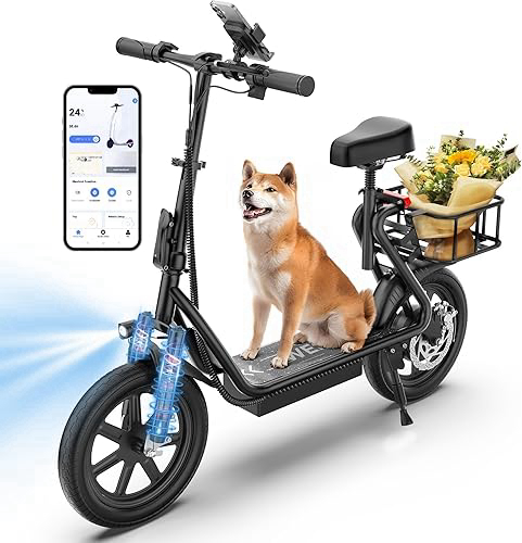 WERHY Electric Scooter, 27-49Miles Max Range, Top Speed 19/22 MPH, 8.5