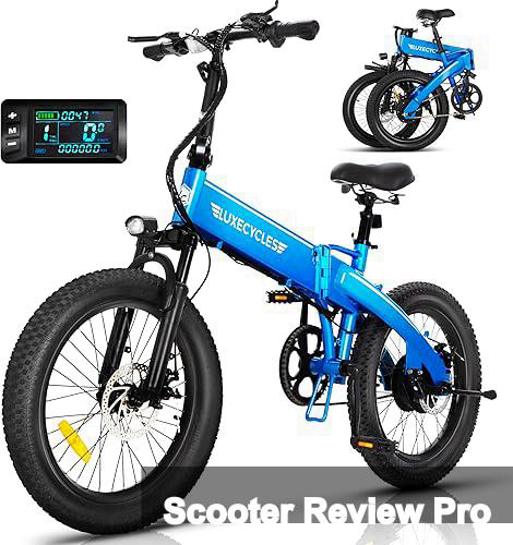 Electric Bike Foldable 1000W Peak Motor 20