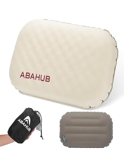 Abahub 2-in-1 Inflatable Camping Pillow