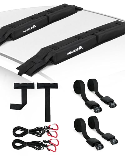 Abahub Soft Roof Rack Pads with 2