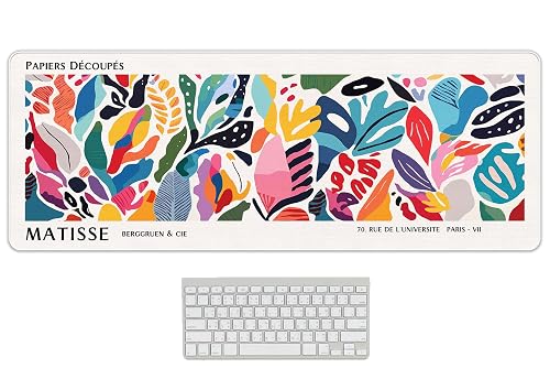 Abstract Computer Desk Mat Matisse Boho Mouse