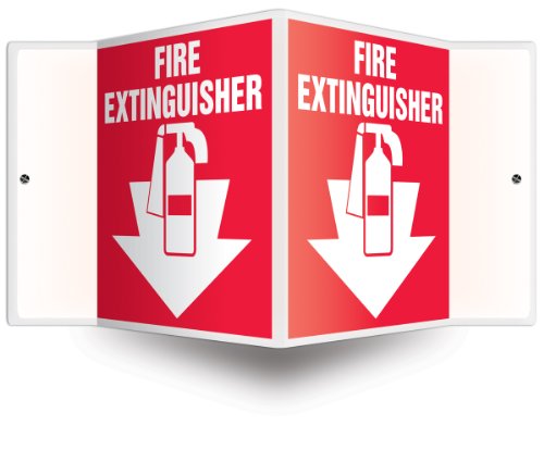 Accuform Fire Extinguisher 3D Projection Sign