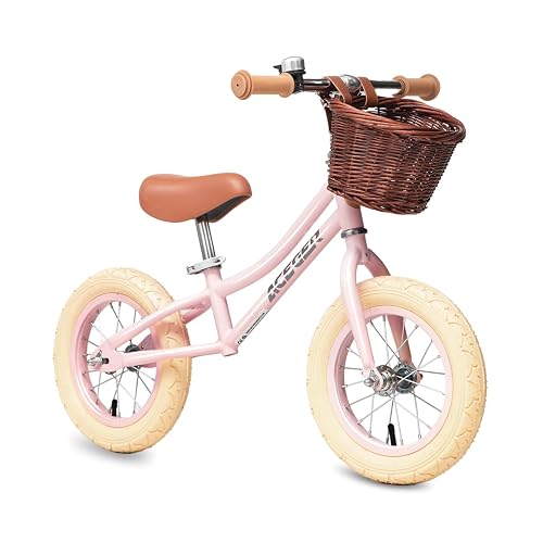 ACEGER 12" Kids Balance Bike with Basket