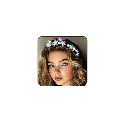 Aceorna Light Up Stars Halo Crowns LED