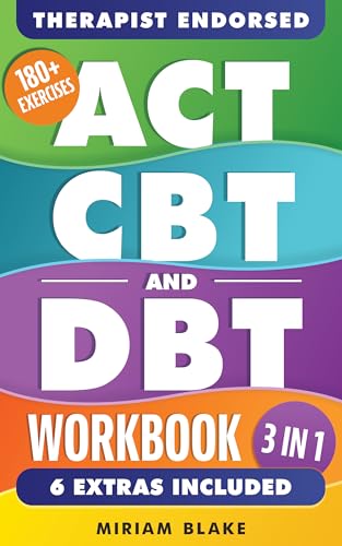 ACT CBT & DBT Workbook: 3 in