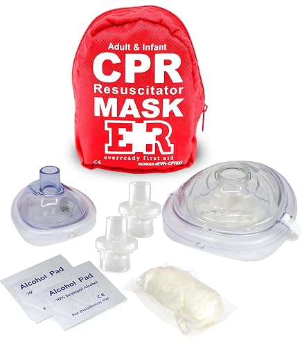 Adult and Infant CPR Mask Combo Kit