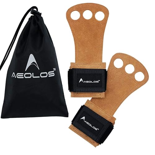 AEOLOS Leather Gymnastics Hand Grips-Great for Gymnastics