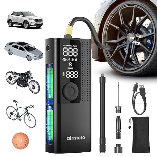 Airmoto Tire Inflator Portable Air Compressor -