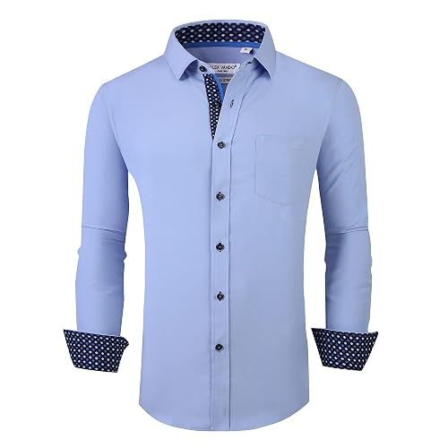 Alex Vando Mens Dress Shirt Wrinkle Free