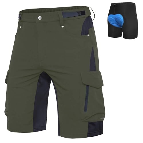 Ally Mens Mountain Bike Shorts 4D Padded
