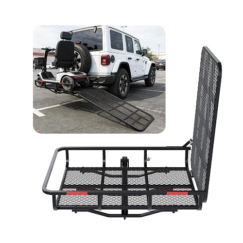 ALMULOO Hitch Mount Carrier with Ramp for