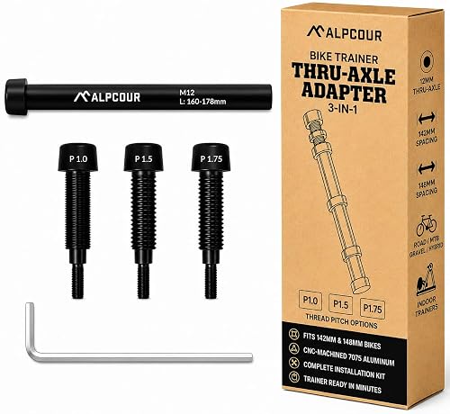 Alpcour 3-in-1 Bike Trainer Thru Axle Adapter