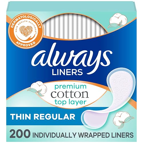 Always Panty Liners for Women Premium Cotton