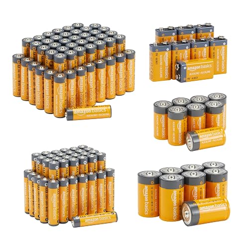 Amazon Basics 108 Count Alkaline Batteries Super