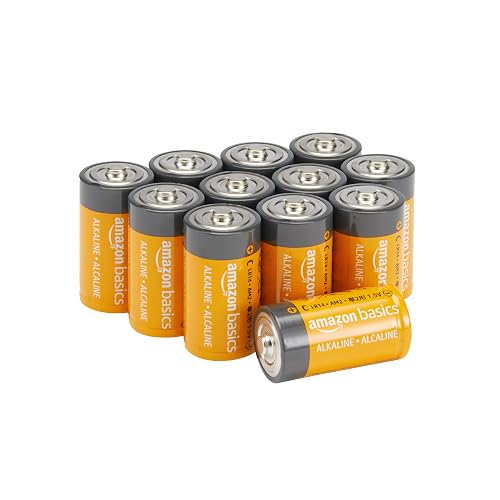 Amazon Basics C Cell Alkaline All-Purpose Batteries