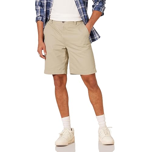 Amazon Essentials Men's Classic-Fit 9" Cotton Twill