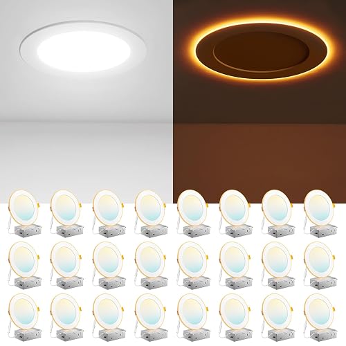 Amico 24 Pack 6 Inch 5CCT LED