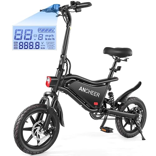 ANCHEER 20MPH Electric Bikes 14" Foldable
