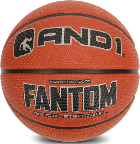 AND1 Fantom Classic Rubber Basketball Size 7