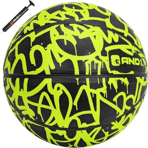 AND1 Fantom Rubber Basketball: Official Regulation Size