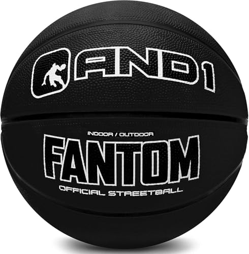 AND1 Rubber Basketball: Official Regulation Size 7