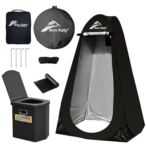 Ann Katy Portable Toilet with Pop Up