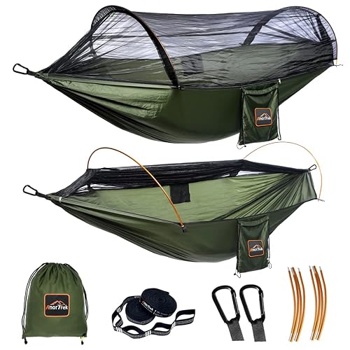 AnorTrek Professional Camping Hammock with Mosquito Net