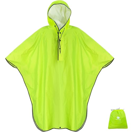 ANYOO Waterproof Rain Poncho Cycling Raincoat with