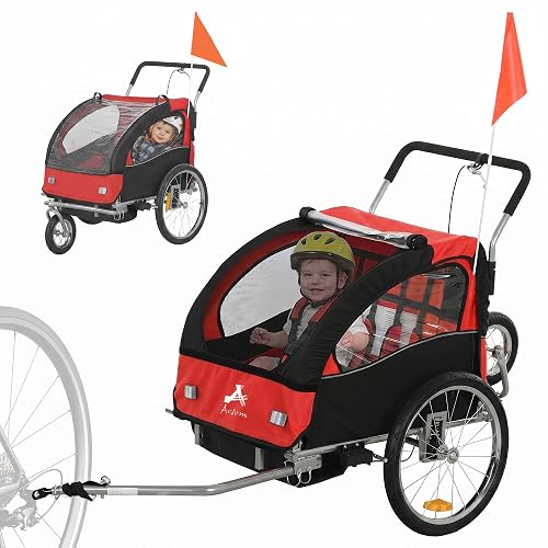 Aosom Elite 360 Swivel Bike Trailer Double