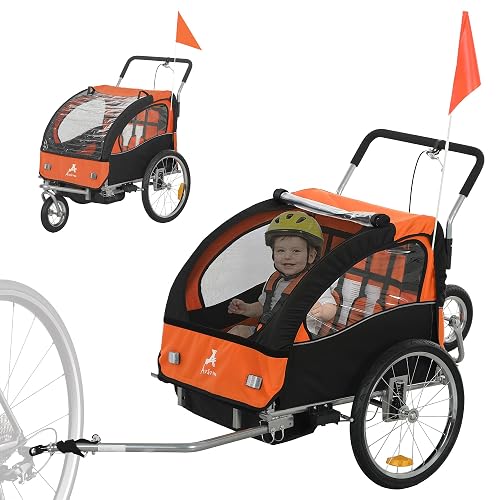 Aosom Elite 360 Swivel Bike Trailer Double