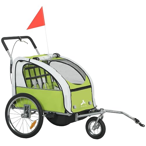 Aosom Elite 360 Swivel Bike Trailer Double