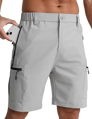 APTRO Men's Cargo Shorts 9" Quick Dry