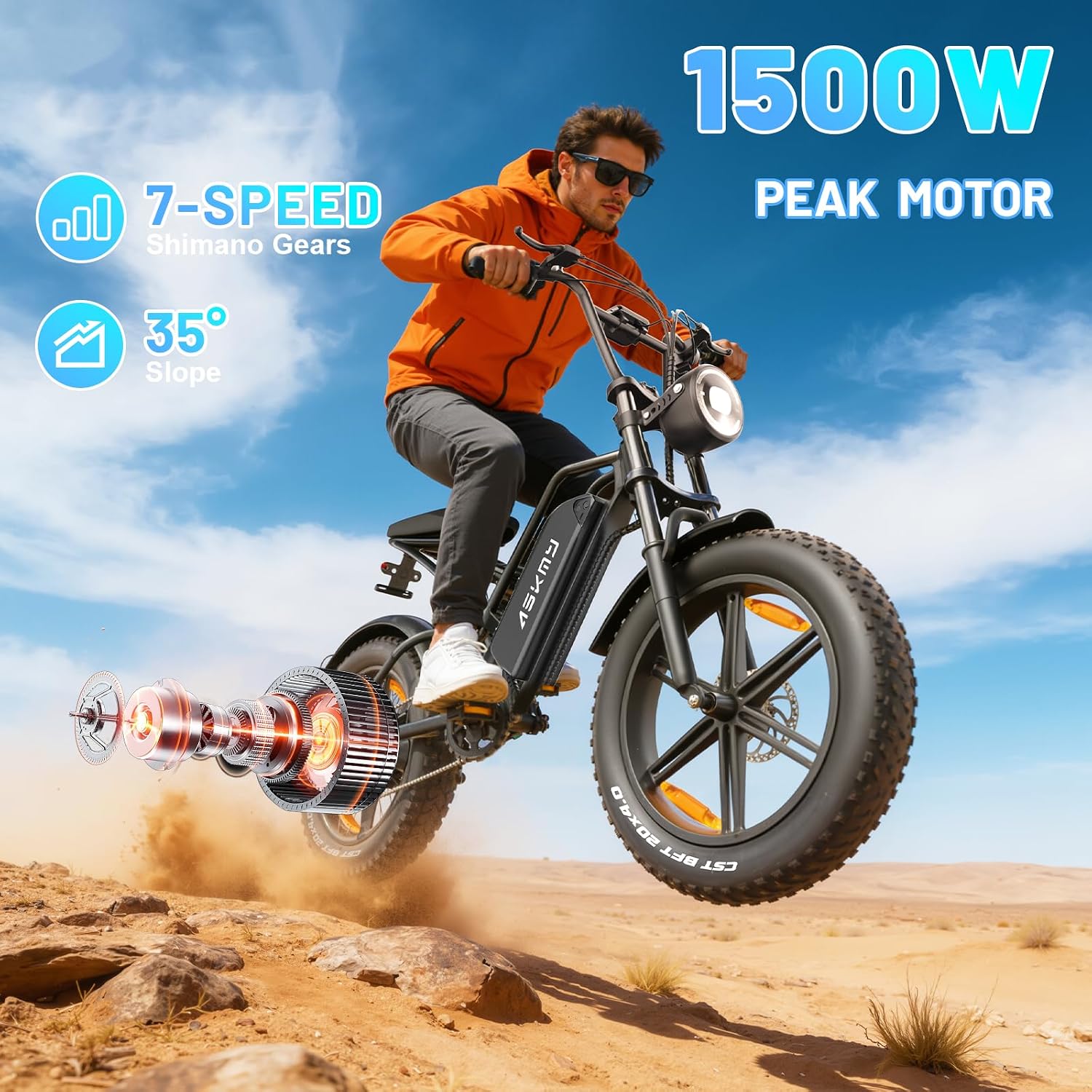 Askmy E500 All-Terrain E-Bike