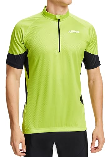 ASTRYON Men’s Cycling Jersey Short Sleeve UPF
