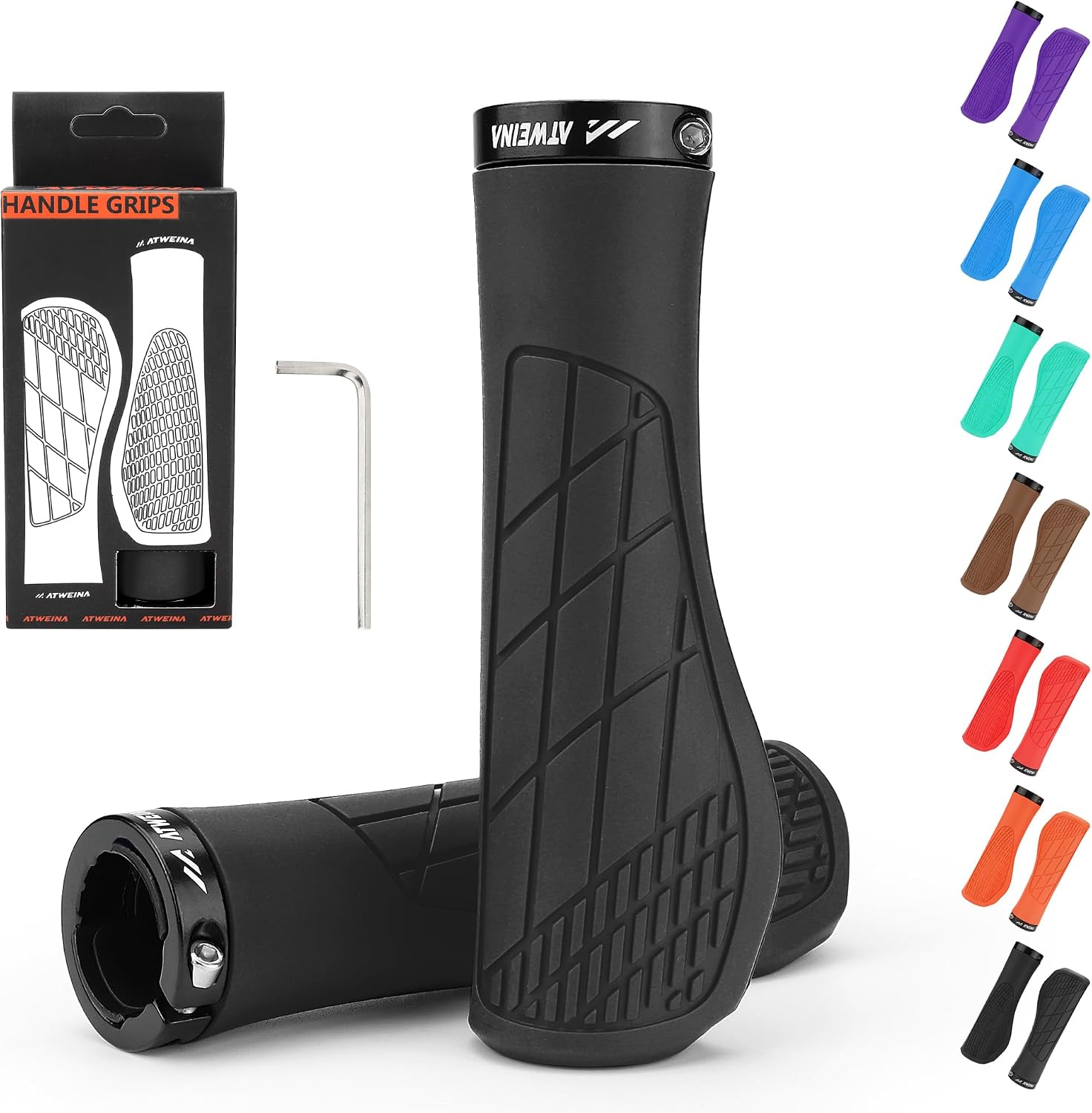 ATWEINA Ergonomic Non-Slip Comfort Scooter Grips