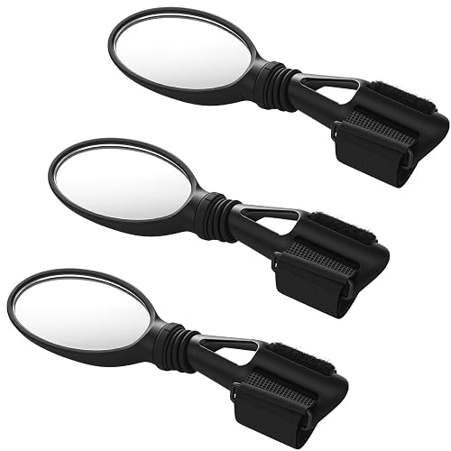 Aurelema 3 Pack Bike Mirror Handlebar Black