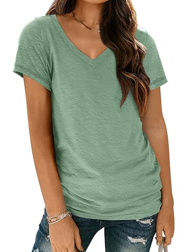 AUTOMET T-Shirts Short Sleeve V Neck Tees