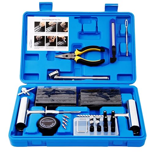 AUTOWN Tire Repair Kit - 68pcs Heavy