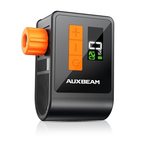 Auxbeam Tiny Bike Pump with Gauge